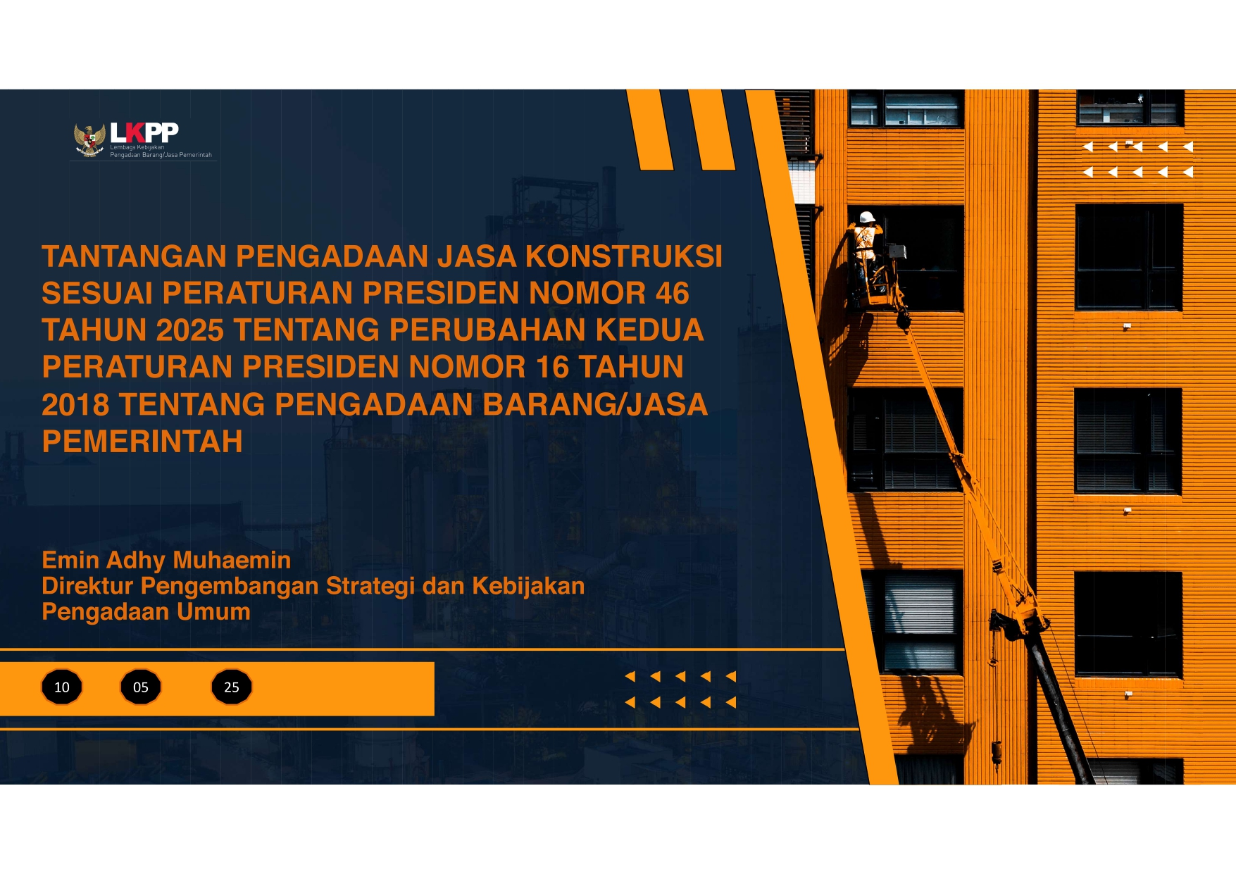Seminar Nasional Online (Webinar) Pengembangan Keprofesian Berkelanjutan (PKB) LPJK-PU 